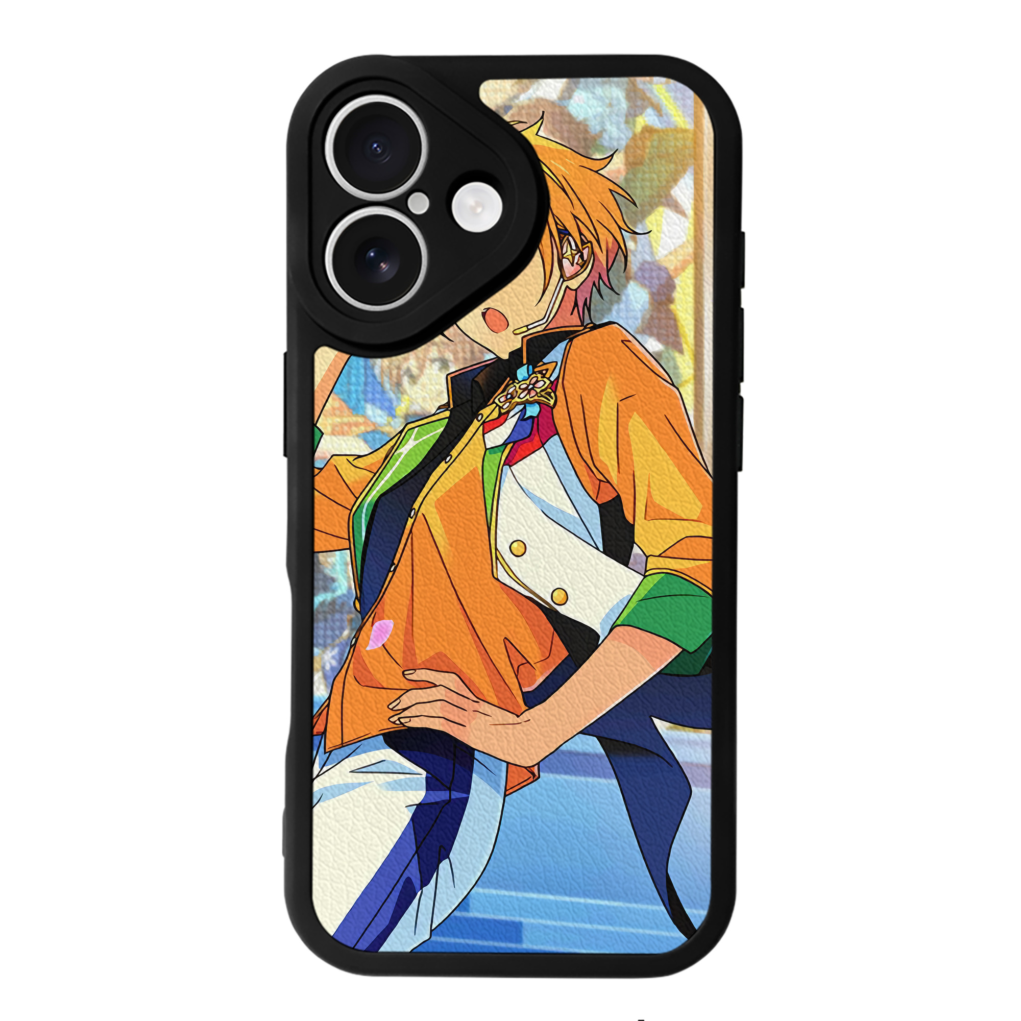 （画像用） あんさんぶるスターズ! Ensemble Stars 【iPhone 16シリーズ対応】シリコンスマホケース（レザー調） 材質：シリコン